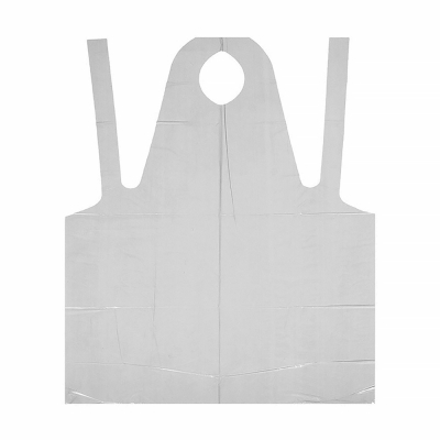 Фартук одноразовый п/э прозрачный 80*120 (50 шт/рулон)  