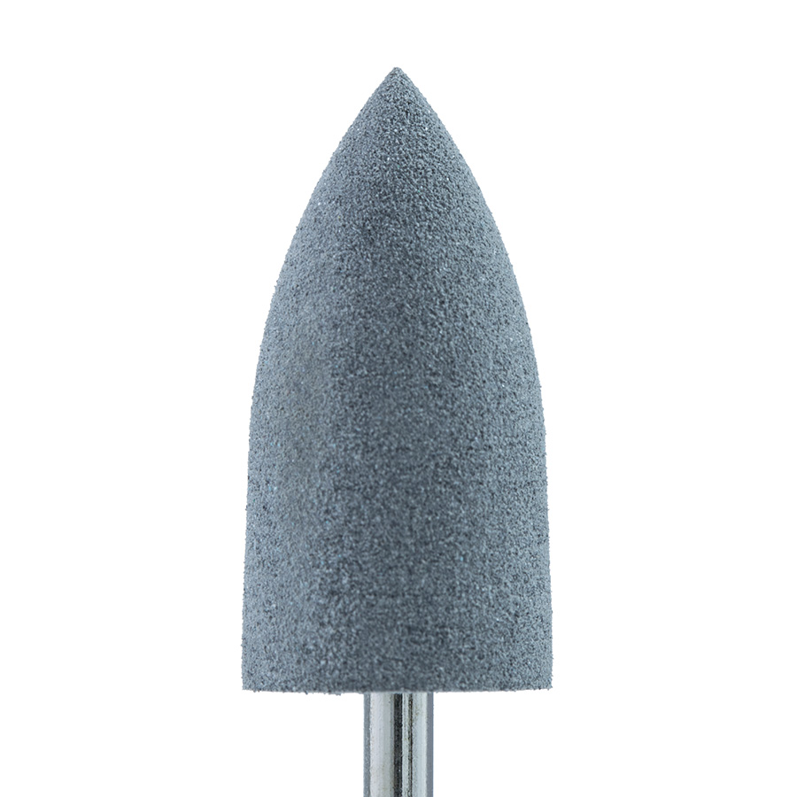 Полировщик силикон-карбидный, конус 10мм грубый №410, темно-серый