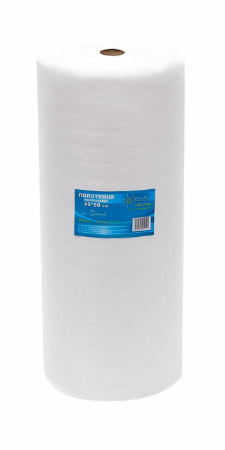 Полотенца спанлейс Белый  45*90 (рулон-100шт)