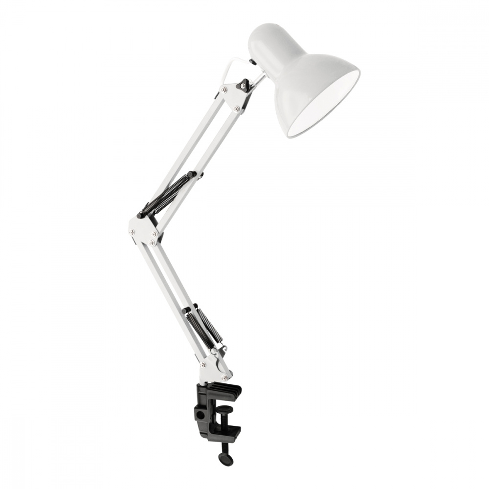 Лампа настольная белая ТН-800 (лампочка в комплекте)