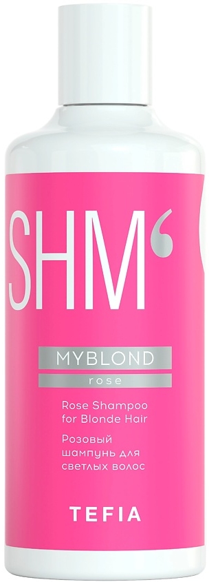 TEFIA MYBLOND Розовый шампунь для светлых волос 300мл