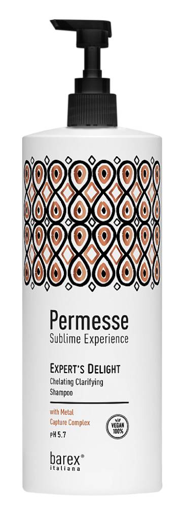 BAREX PERMESSE "EXPERT'S DELIGHT" Шампунь хелатирующий очищающий 1000мл 