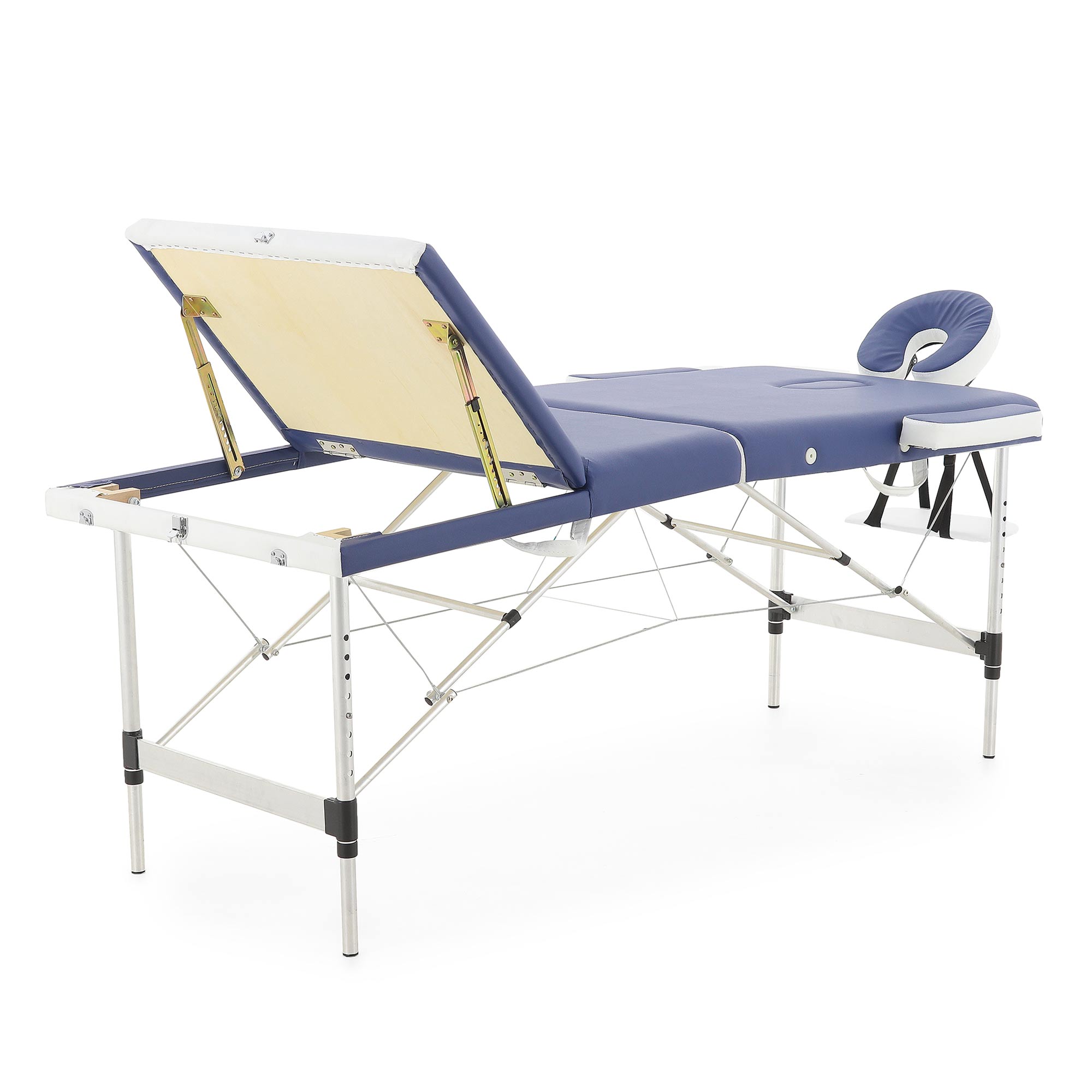 Массажный стол складной алюминиевый JFAL01A (PA3.20.13A-00/12A-00) 3-х секционный