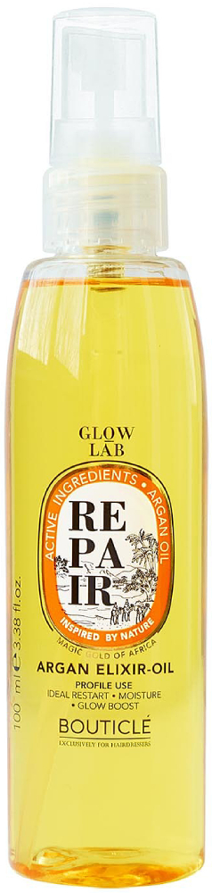 Bouticle GLOW LAB REPAIR Эликсир на основе масла арганы 100 мл