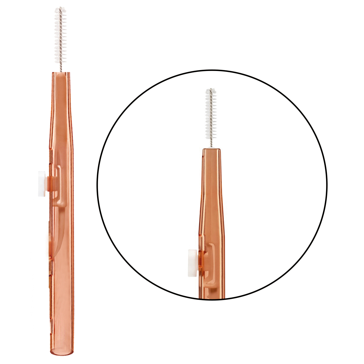 SEXY Щеточка многофункциональная для бровей и ресниц Baby Brush 1.2 мм, коричневая