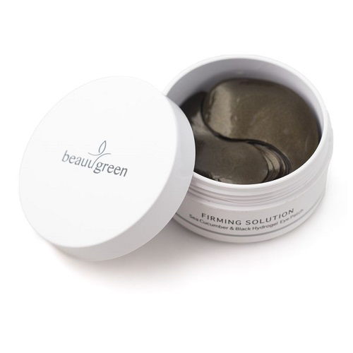 BeauuGreen Гидрогелевые патчи д/глаз с экстрактом морского огурца и пудрой черного жемчуга 90 г/60шт