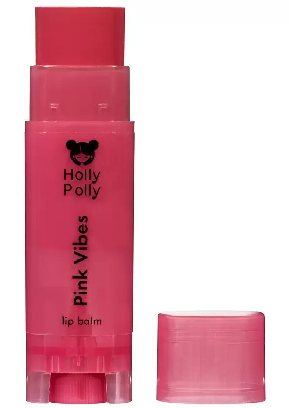 HOLLY POLLY Оттеночный бальзам для губ 2 в 1 Pink Vibes (цв.розово-малиновый), 4.9 г.