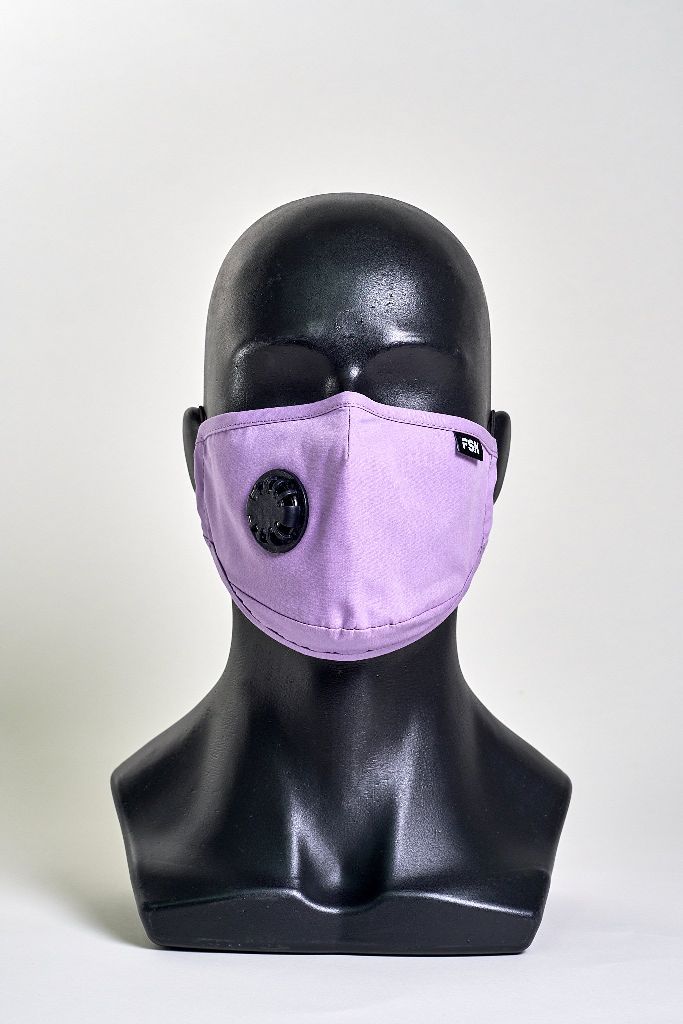 FSK Защитная маска Pro Lite (в комплекте два сменных фильтра), фиолетовая