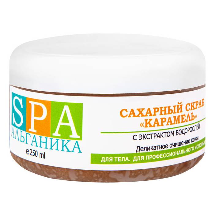 Альганика Сахарный скраб "Карамель" 250 мл