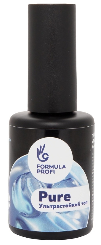Formula Prof Топовое покрытие Ультрастойкий топ для ногтей Pure без липкого слоя, 10мл