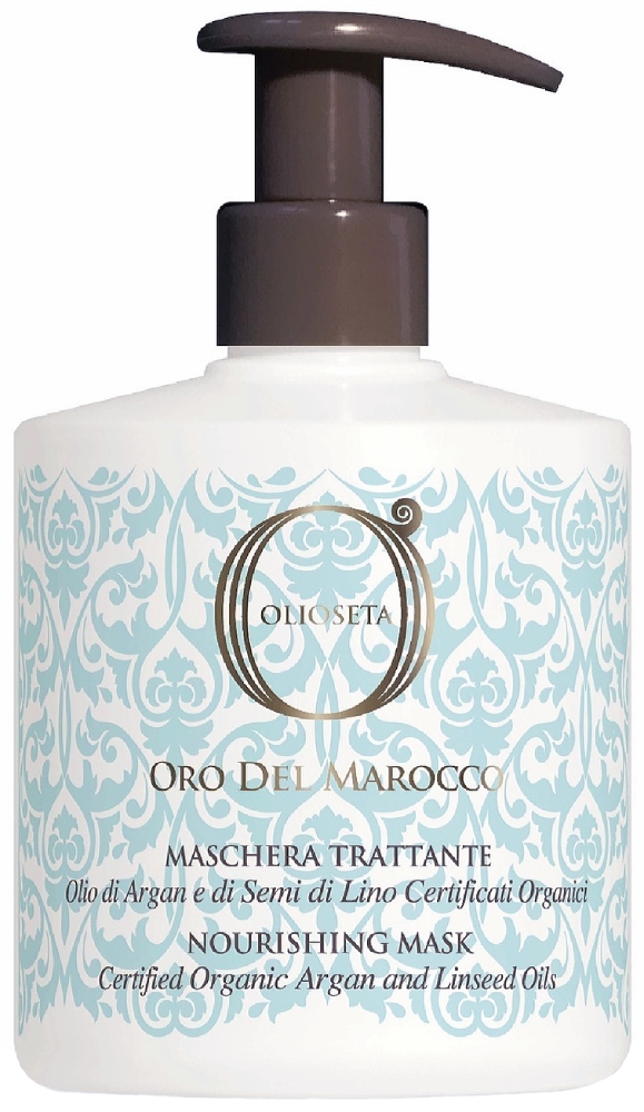 BAREX OLIOSETA Золото Марокко / Питательная маска с маслом арганы и маслом семян льна 500мл с дозатором