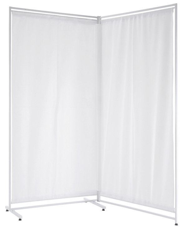 Ширма 2-х секционная (белый) 