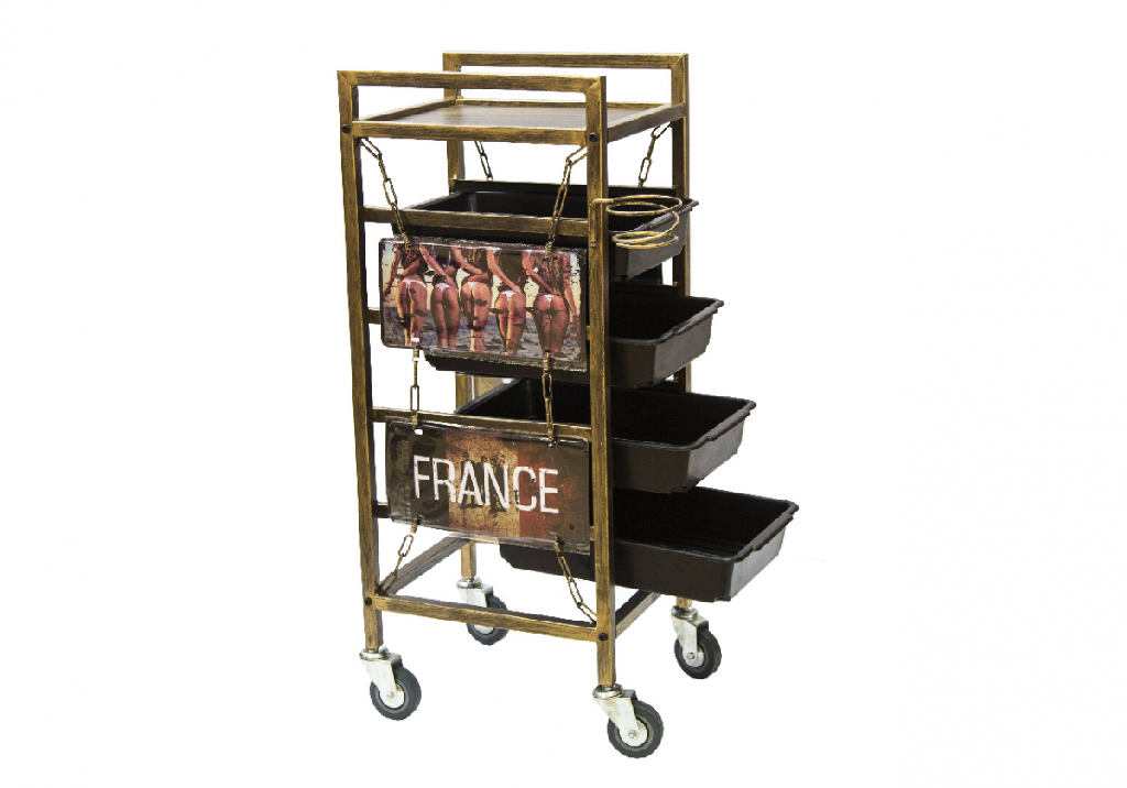 Тележка парикмахерская Барбер 1 ТМ Hairway