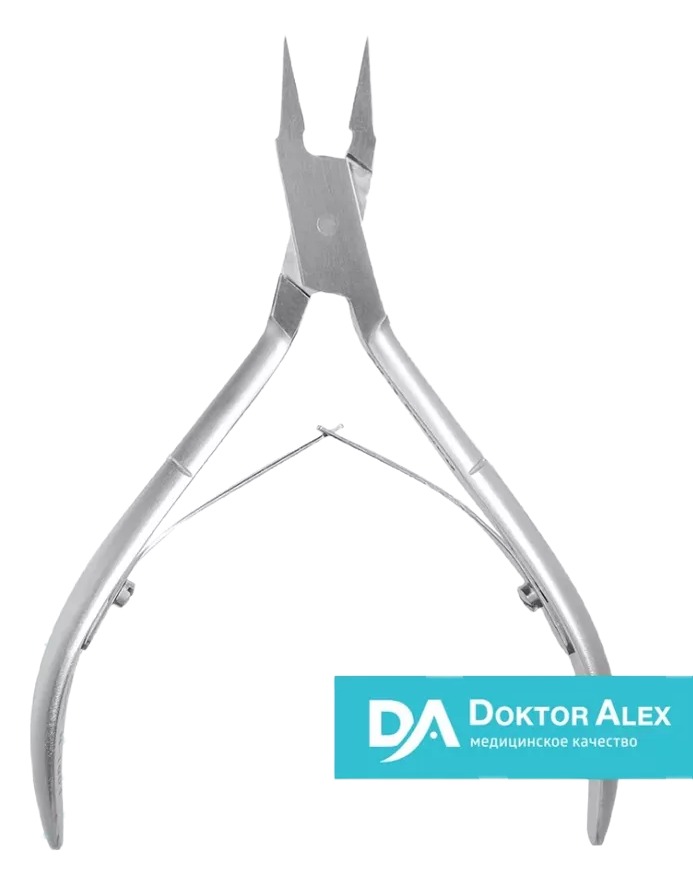 DR.Alex Кусачки для вросшего ногтя N-1601, двойная пружина, 12 мм.