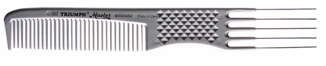 Triumph Расческа "Вилка" метал. 200 мм