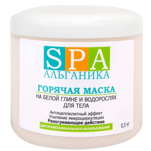 Альганика Горячая маска на белой глине и водорослях 500 гр.