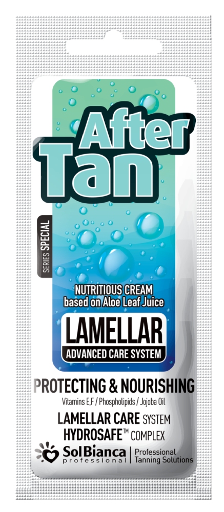 SolBianca Крем "After Tan" ламеллярный питательный для закрепления загара с фосфолипидами, витаминами и маслом жожоба 15 мл
