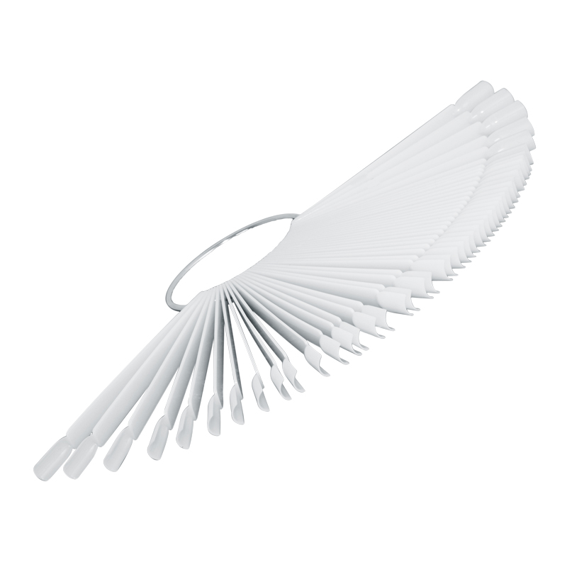 Planet Nails Палитра для лаков "веер", натуральная 48 шт, квадрат 