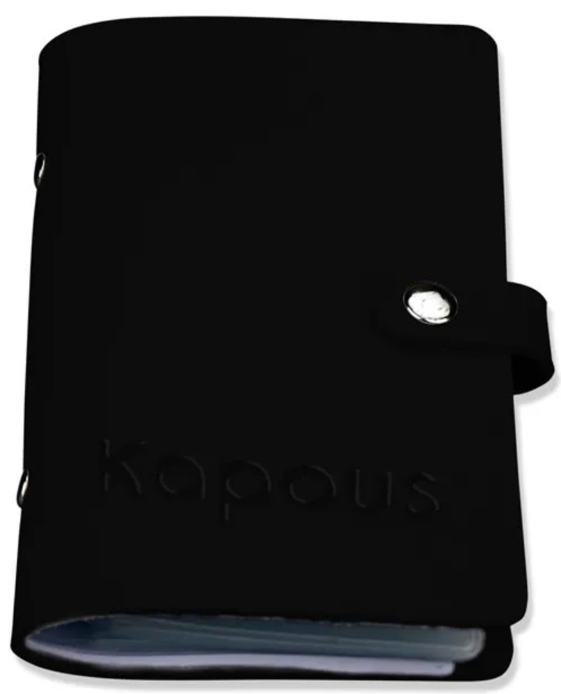 Kapous Nails Органайзер для стемпинг пластин на 20 шт. "Crazy story" чёрный