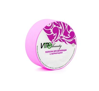 Бумага для депиляции в рулоне с перфорацией IGRObeauty розовая (7см х 75м)