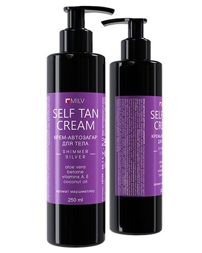 MILV Крем-автозагар для тела с шиммером "МАРШМЕЛЛОУ" 250 мл