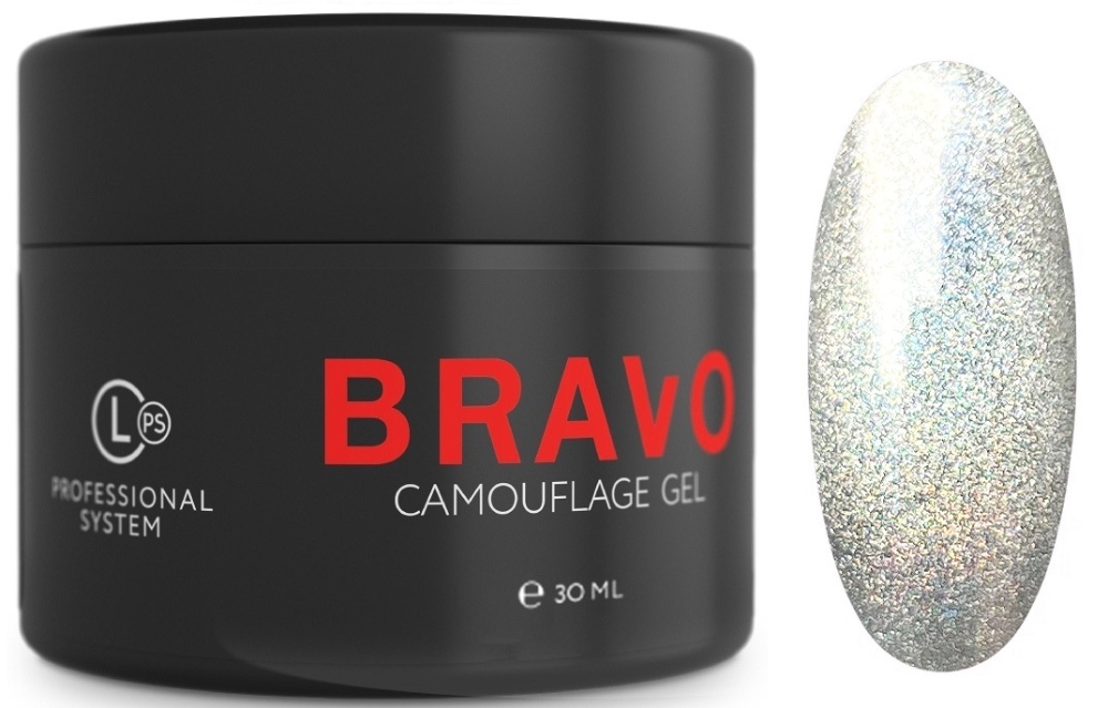 Bravo Моделирующий  Camouflage Gel №19 светоотражающий PRISMA 30 мл 