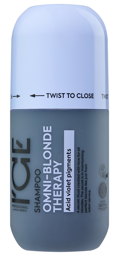 ICE Professional OMNI-BLOND THERAPY Тонирующий шампунь для светлых волос 250 мл.