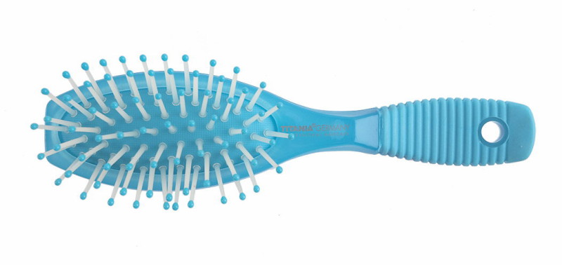 Titania Щетка массаж. малая руч. рифл., нейлон. зуб., 7-рядная