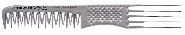 Triumph Расческа "Вилка" метал. для начеса 200 мм