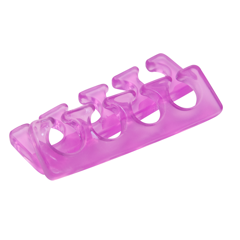 Planet Nails Разделитель пальцев ног силиконовый цветной (пара) 