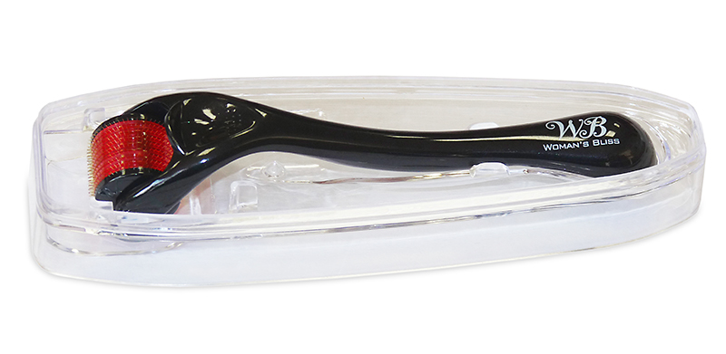 Дермароллер - Мезороллер для лица, титановые иглы, 540 игл, 1,5 мм