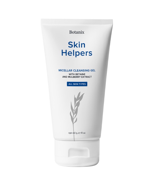 Skin Helpers Мицеллярный очищающий гель с бетаином и экстрактом шелковицы, 150 мл