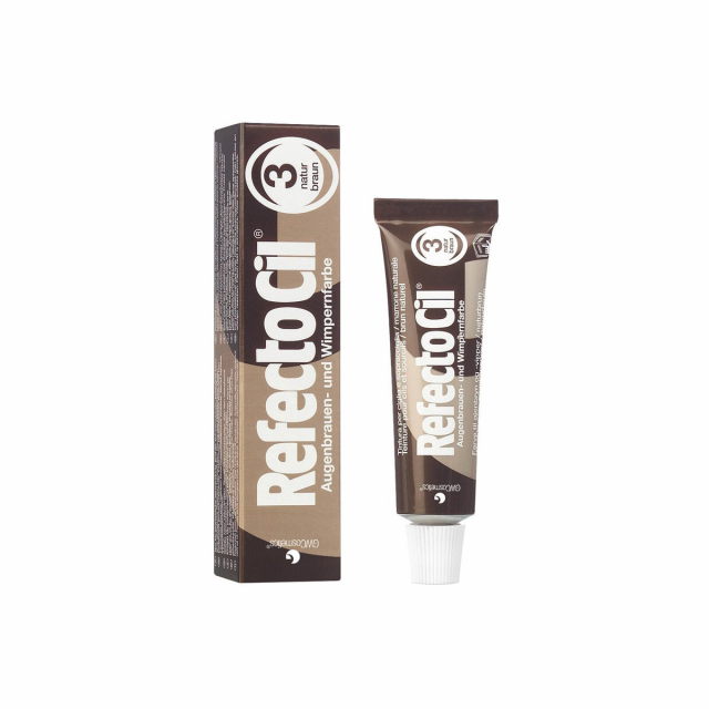 RefectoCil Краска для бровей и ресниц 3 коричневая, 15 мл.