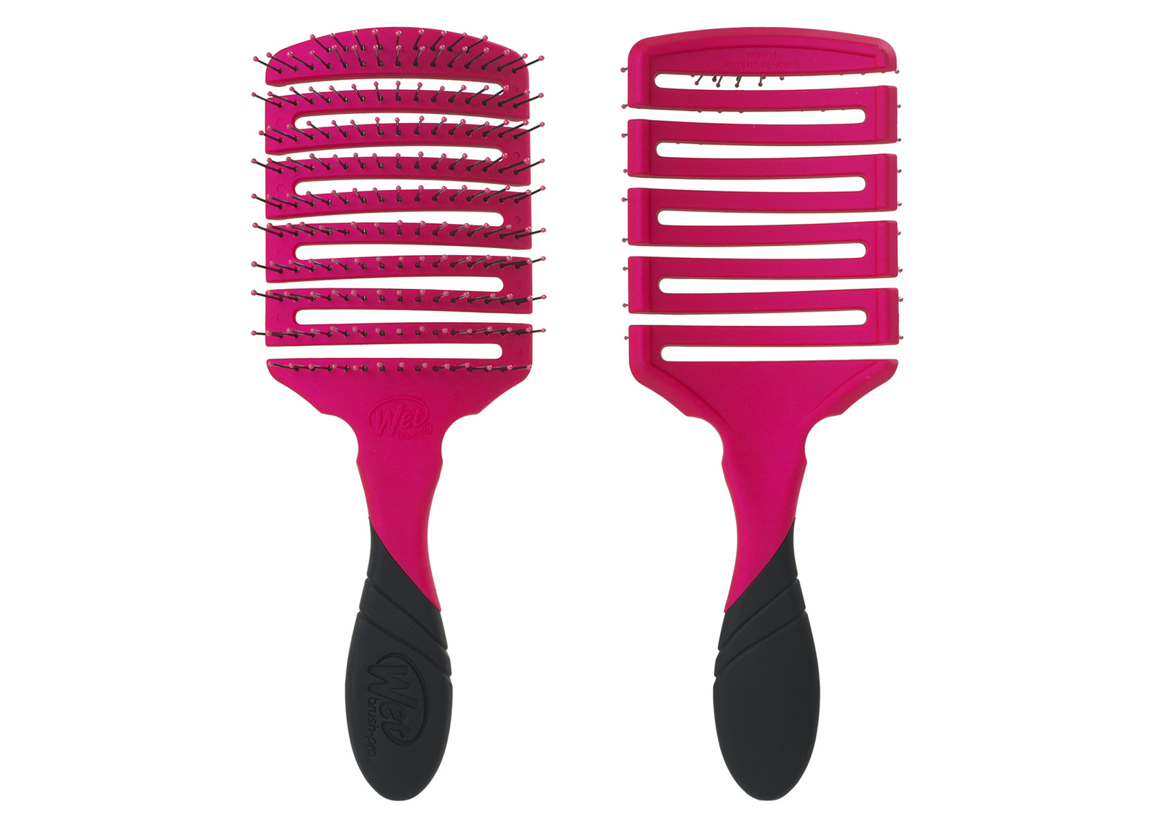 WET BRUSH PRO FLEX DRY Paddle Pink Щетка для быстр сушки прямоугольная с мягкой ручкой (розовая)