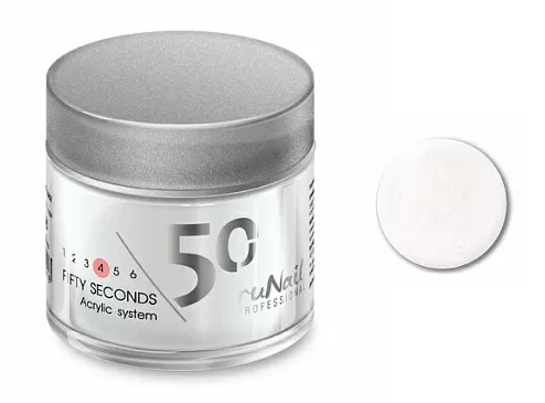 RuNail Акриловая пудра 50 seconds (цвет: Прозрачный, Clear), 25 г. №2362