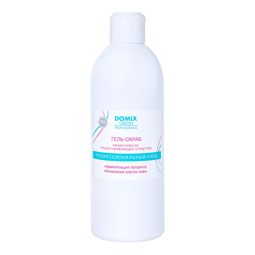 DOMIX Гель-скраб для ног с серебром, 500 мл