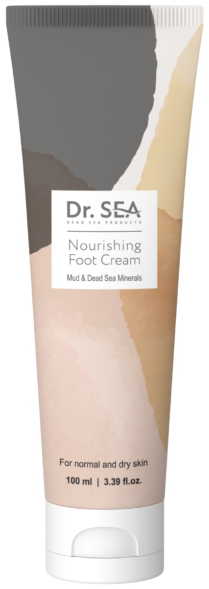 Dr. Sea Питательный крем для ног с грязью и минералами Мертвого моря 100 мл