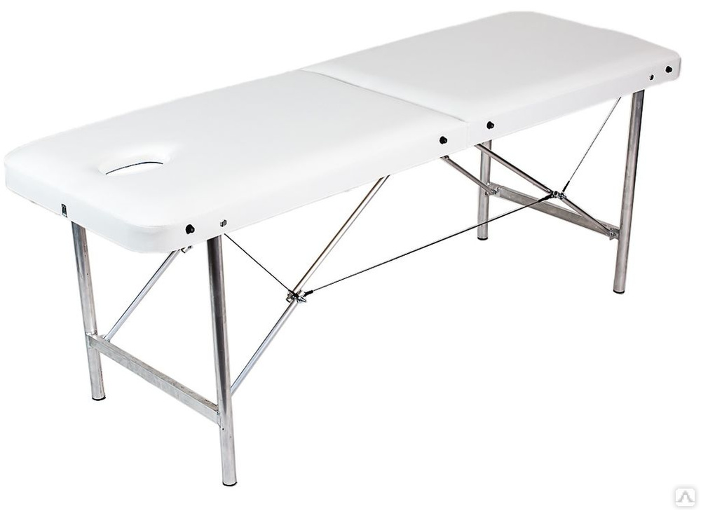 Кушетка массажная складная 190х70 с отверстием для лица