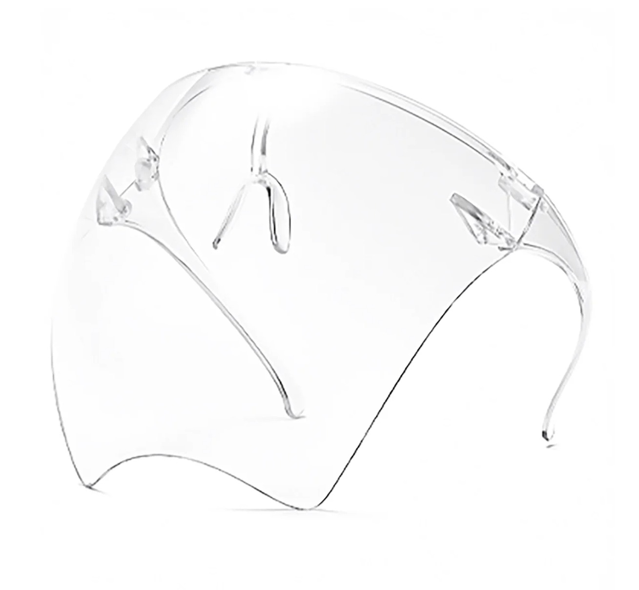 Защитный экран для лица с зоной от запотевания, пластиковый, многоразовый, 160х135 мм.