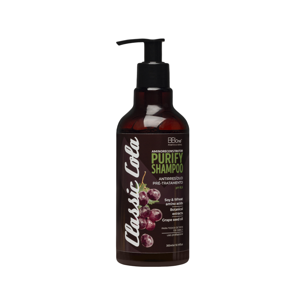 BB One Aminoreconstrutor Purify Shampoo Шампунь подготавливающий Classic Cola 300 мл.