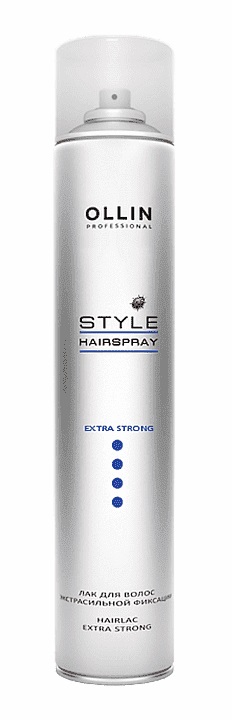 OLLIN STYLE Лак для волос экстрасильной фиксации 75мл