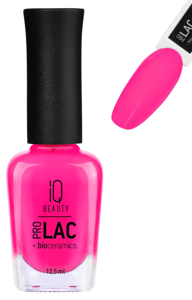IQ BEAUTY PROLAC Лак для ногтей укрепляющий с биокерамикой 12.5 мл № 071 Euphoria