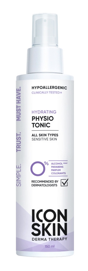 ICON SKIN DERMA THERAPY Увлажняющий тоник для лица для всех типов кожи PHYSIO TONIC 150 мл