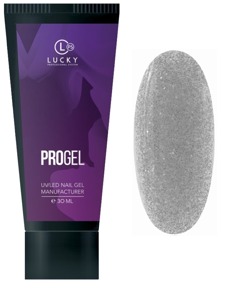 Lucky ProGel UV/LED Color Gel №028 30 мл. Светоотражающий
