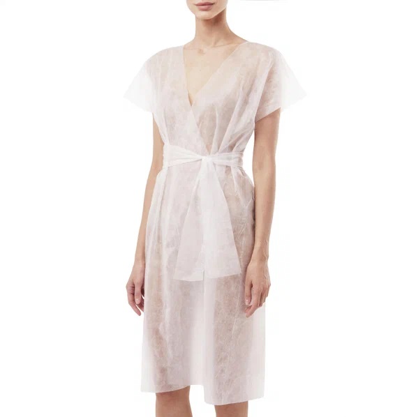 Чистовье Халат "Кимоно" спанбонд белый 10 шт/уп.