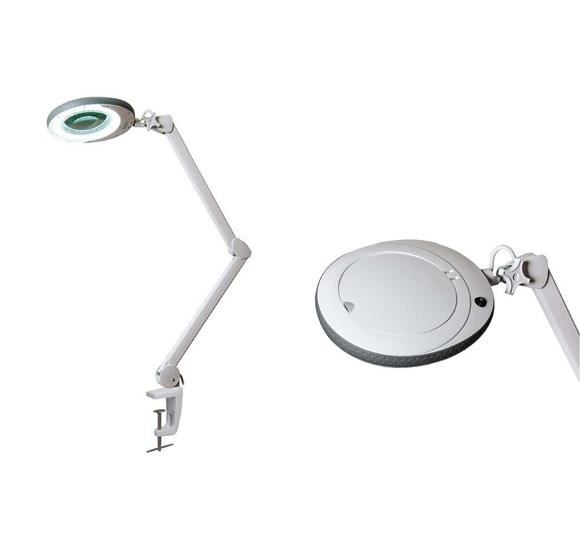 Лампа-лупа на кронштейне (3 диоптрии) SMD, 60 светодиодов, 6 вт