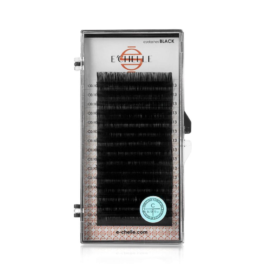 E'CHELLE РЕСНИЦЫ BLACK MIX (C+ 0.10 6-13 mm)