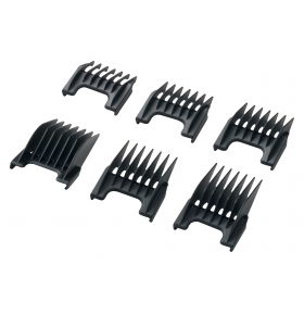 Moser Комплект насадок Genio Plus, Titan, Primat, Chromstyle, 6 шт. (3, 6, 9, 12, 18, 25 мм)