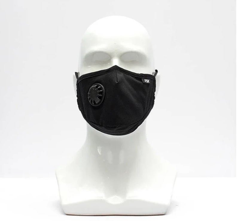 FSK Защитная маска Pro Lite (в комплекте два сменных фильтра), черная