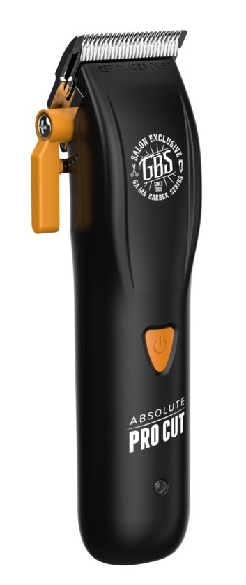 GA.MA Машинка для стрижки ABSOLUTE PRO CUT аккум/сеть, до 9000 об./мин., срез 0,3-3,5 мм., черный